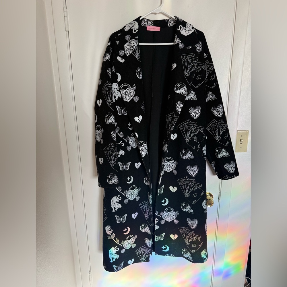 Tattoo trench coat!